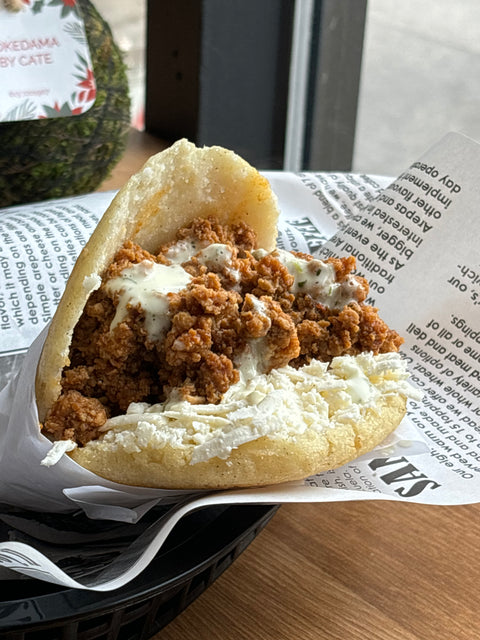 Chorizo Arepa